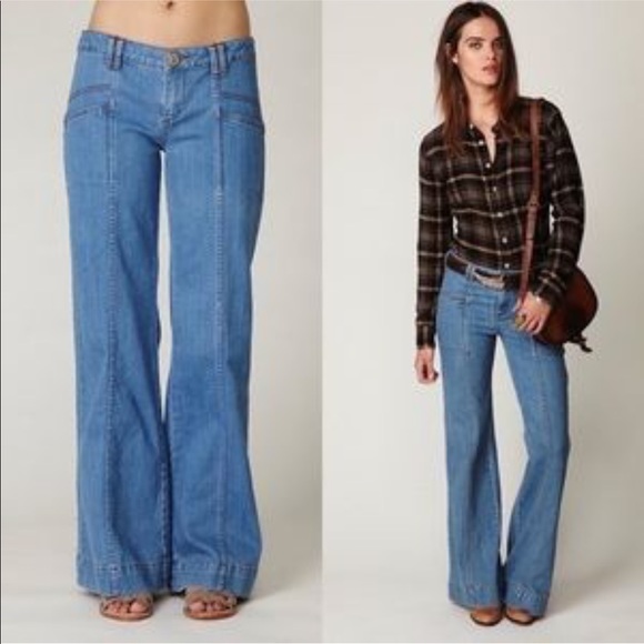 Free People Denim - Free People High rise Bell bottoms Jeans